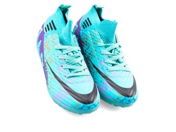 Air Laliga 565 Filet Halısaha Özel Seri 28-32 - Turkuaz/Mor/Desenli - 2