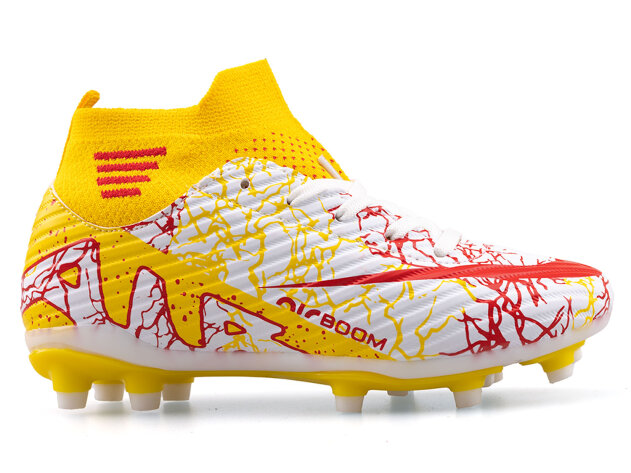 Air Laliga 565 Filet Krampon Çoraplı - Beyaz/Kırmızı/Desenli - 1