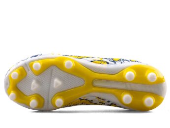 Air Laliga 565 Filet Krampon Çoraplı - Beyaz/Sarı/Desenli - 4