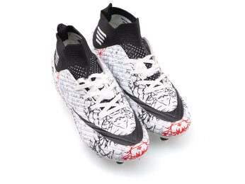 Air Laliga 565 Filet Krampon Çoraplı - Beyaz/Siyah/Desenli - 2