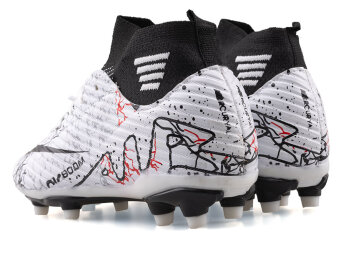 Air Laliga 565 Filet Krampon Çoraplı - Beyaz/Siyah/Desenli - 3