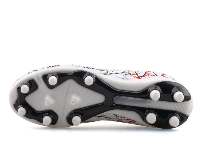 Air Laliga 565 Filet Krampon Çoraplı - Beyaz/Siyah/Desenli - 4