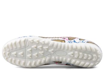 Air Laliga 565 Garson Halısaha Çoraplı - Beyaz/Altın/Desenli - 4