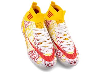 Air Laliga 565 Garson Halısaha Çoraplı - Beyaz/Kırmızı/Desenli - 2