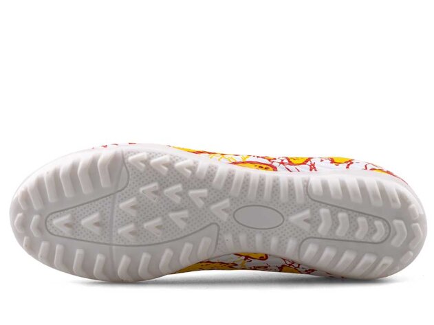 Air Laliga 565 Garson Halısaha Çoraplı - Beyaz/Kırmızı/Desenli - 4