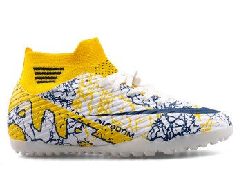 Air Laliga 565 Garson Halısaha Çoraplı - Beyaz/Laci/Desenli - 1