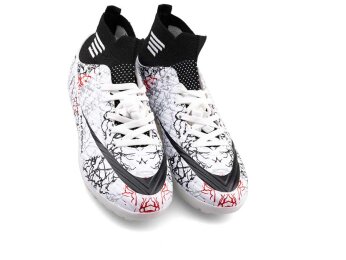 Air Laliga 565 Garson Halısaha Çoraplı - Beyaz/Siyah/Desenli - 2