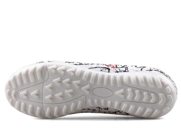 Air Laliga 565 Garson Halısaha Çoraplı - Beyaz/Siyah/Desenli - 4