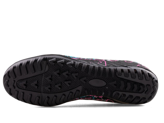 Air Laliga 565 Garson Halısaha Çoraplı - Siyah/Fuşya/Desenli - 4