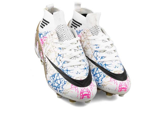 Air Laliga 565 Garson Krampon Çoraplı - Beyaz/Altın - 2