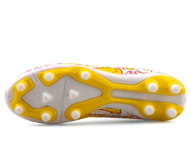 Air Laliga 565 Garson Krampon Çoraplı - Beyaz/Kırmızı/Desenli - 4