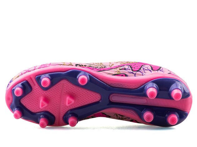 Air Laliga 565 Garson Krampon Çoraplı - Pembe/Mor Desenli - 4