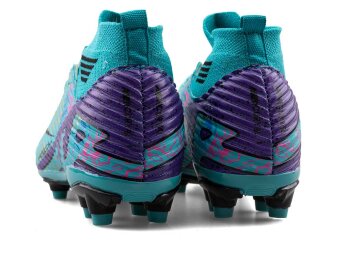 Air Laliga 565 Garson Krampon Çoraplı - Turkuaz/Mor/Desenli - 3