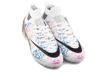 Air Laliga 565 Merdane Halısaha Çoraplı - Beyaz/Altın/Desenli - Air Laliga