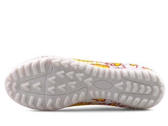 Air Laliga 565 Merdane Halısaha Çoraplı - Beyaz/Kırmızı/Desenli - 4