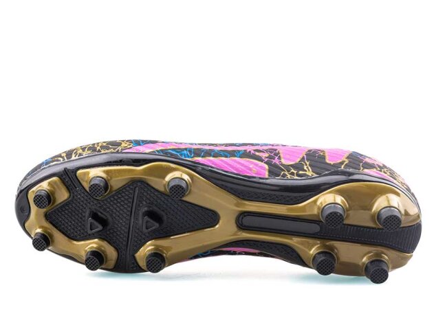 Air Laliga 565 Merdane Krampon Çoraplı (40-42) - Siyah/Altın/Desenli - 4