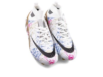 Air Laliga 565 Merdane Krampon Çoraplı - Beyaz/Altın/Desenli - 2