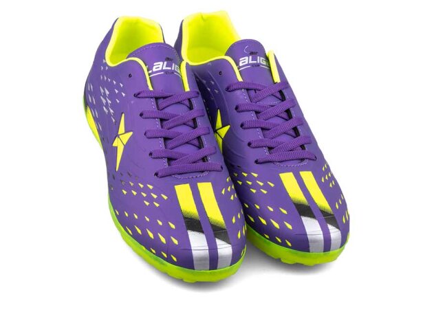 Air Laliga 570 Merdane Halısaha - Mor/Sarı - 2