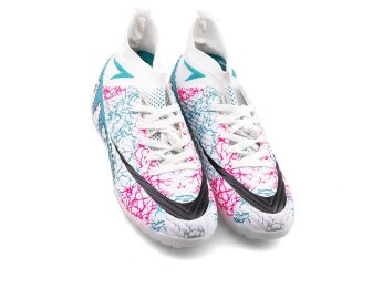 Air Laliga 600 Filet Halısaha Çoraplı - Beyaz/Turkuaz/Desenli - 2