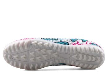 Air Laliga 600 Filet Halısaha Çoraplı - Beyaz/Turkuaz/Desenli - 4