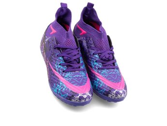 Air Laliga 600 Filet Halısaha Çoraplı - Mor/Fuşya/Desenli - 2