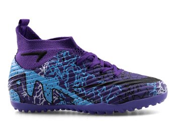 Air Laliga 600 Filet Halısaha Çoraplı - Mor/Siyah/Desenli - 1