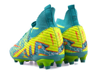 Air Laliga 600 Filet Krampon Çoraplı - Turkuaz/Sarı/Desenli - 3