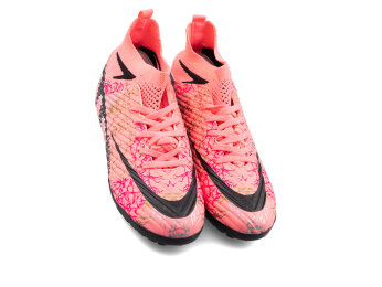 Air Laliga 600 Garson Halısaha Çoraplı - Pembe/Siyah/Desenli - Air Laliga