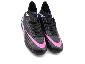 Air Laliga 600 Garson Halısaha Çoraplı - Siyah/Lila/Desenli - 2