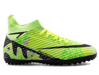 Air Laliga 600 Garson Halısaha Çoraplı - Yeşil/Siyah/Desenli - Air Laliga