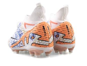 Air Laliga 600 Garson Krampon Çoraplı - Beyaz/Somon/Desenli - 3