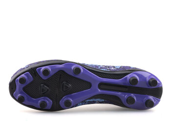 Air Laliga 600 Garson Krampon Çoraplı - Mor/Siyah/Desenli - 4