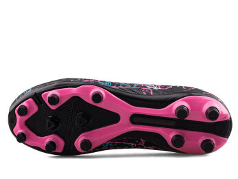 Air Laliga 600 Garson Krampon Çoraplı - Siyah/Fuşya/Desenli - 4