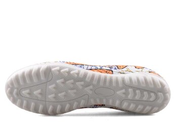 Air Laliga 600 Merdane Halısaha Çoraplı - Beyaz/Somon/Desenli - 4