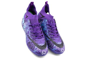 Air Laliga 600 Merdane Halısaha Çoraplı - Mor/Siyah/Desenli - Air Laliga