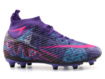 Air Laliga 600 Merdane Krampon Çoraplı - Mor/Fuşya/Desenli - 1