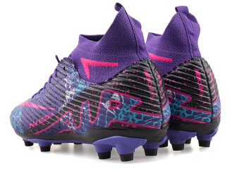 Air Laliga 600 Merdane Krampon Çoraplı - Mor/Fuşya/Desenli - 3