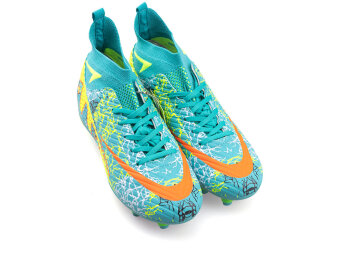 Air Laliga 600 Merdane Krampon Çoraplı - Turkuaz/Sarı/Desenli - Air Laliga