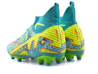 Air Laliga 600 Merdane Krampon Çoraplı - Turkuaz/Sarı/Desenli - 3