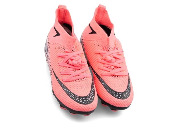 Air Laliga 610 Filet Krampon Çoraplı - Pembe/Siyah - 2