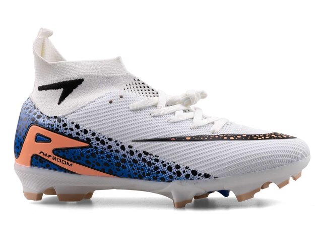 Air Laliga 610 Merdane Krampon Çoraplı - Beyaz/Siyah - 1