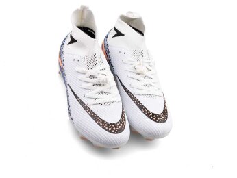 Air Laliga 610 Merdane Krampon Çoraplı - Beyaz/Siyah - Air Laliga