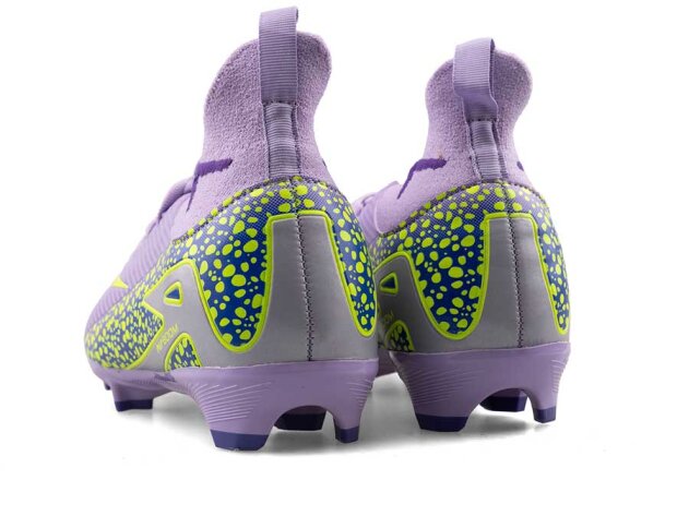 Air Laliga 610 Merdane Krampon Çoraplı - Lila/Sarı - 3