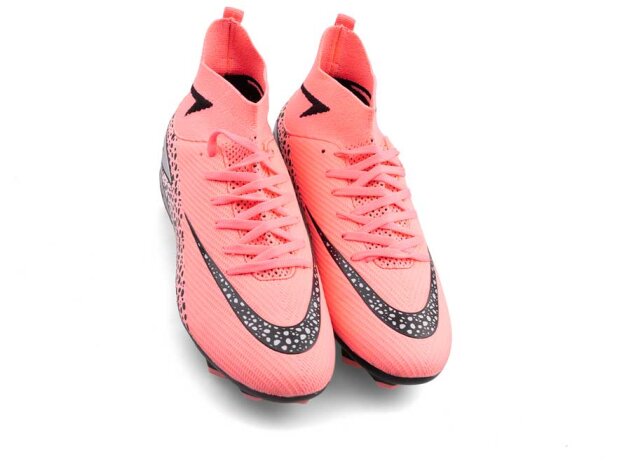 Air Laliga 610 Merdane Krampon Çoraplı - Pembe/Siyah - 2