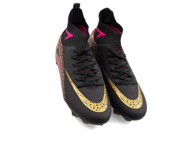 Air Laliga 610 Merdane Krampon Çoraplı - Siyah/Altın - 2