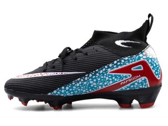 Air Laliga 610 Merdane Krampon Çoraplı - Siyah/Kırmızı - Air Laliga