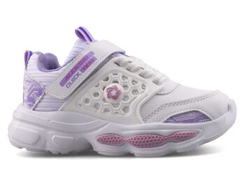 Alessio 019 Patik Su İtici Işıklı - Beyaz/Lila B.t - Alessio