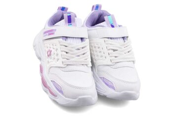 Alessio 019 Patik Su İtici Işıklı - Beyaz/Lila B.t - Alessio