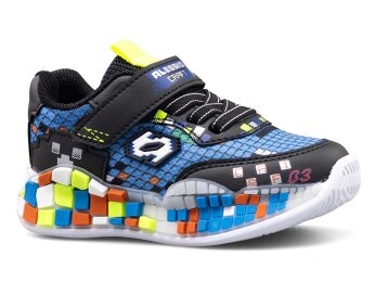 Alessio 03 Bebe Anrk Dijital Işıklı - Siyah/Saks B.T - Alessio