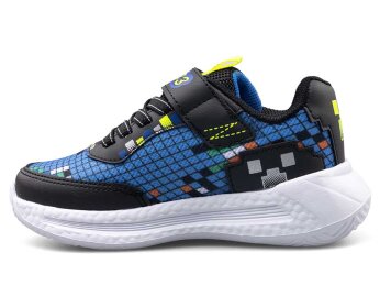 Alessio 03 Patik Anrk Dijital - Siyah/Saks B.T - Alessio